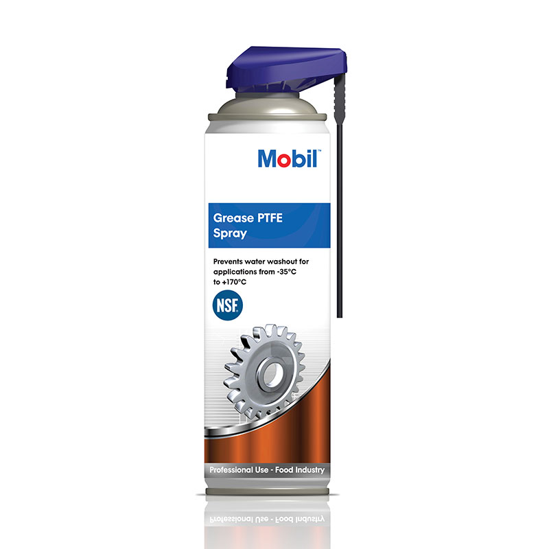 MOBIL GREASE PTFE SPRAY NSF, 12X500ML 